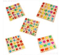 Planche D'apprentissage Montessori, Puzzle Éducatif Interactif, Tangram Pour Bébés En Bas Âge, Coordination ¿Il-Main, 1 Ensemble