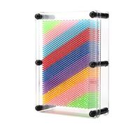 Planche d'art en Métal 3D, Planche d'art en Forme de Moule à la Main, Multi-Taille, Couleur, Aiguille en Plastique, Sculpture, Nouveauté, Jouets pour Enfants, Gadget de(Transparent Medium)