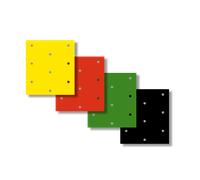 Planche d'Autocollants Perforée Blackbird - Pack de 3 Or