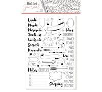 Planche de 58 tampons en mousse Stampo Planner Bullet