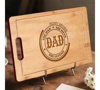 Planche de barbecue personnalisée pour homme - Cadeau de barbecue personnalisé pour papa, mari, grand-père - Idéal pour un anniversaire, la fête des pères, un anniversaire de mariage, Noël