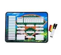 Planche de baseball magnétique effaçable à sec - Design large et portable - Facile à effacer avec 2 stylos à base d'eau pour la planification stratégique