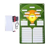 Planche de baseball, presse-papiers de stratégie de softball, tableau magnétique effaçable à sec, design double face, outil portable de gestion de jeu, utilisation de tournoi d'entraînement, 8,66 x