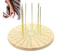 Planche de Blocage Crochet - Support de Rangement Pins for Knitting Projects | Craft Board with Practical Function, Creative Craft Supply Organizer for Home Dormitory Farm School Room 30x30cm