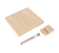 Planche de blocage - EINNENFFER - Bois d'hévéa - 25 cm - 20 tiges de 23,5 cm - Polyvalente