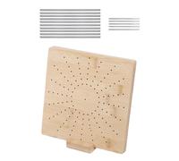 Planche de blocage | Planche de blocage de tricot | Outils de tricot en bois Gadgets avec épingle pour adultes, maman, grands-mères