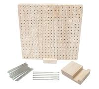 Planche de Blocage pour le Crochet,23 x 23 cm Accessoires de Crochet Portables | Tablette À Tricoter Réutilisable | pour Débutants, Passionnés, Femmes, Mère, Grand-mère, Tricot à la Maison