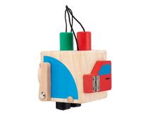 Planche De Bord De Voiture Montessori Pour Enfants En Bas Âge, Cube D'activité Sensorielle, Apprentissage Des Compétences De Base De La Vie, Déverrouillage, Jouet De Développement