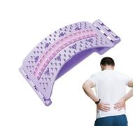 Planche De Colonne Vertébrale PP Appareil D'étirement Du Dos 38x25 Cm Support Lombaire 3 Niveaux De Réglage Masseurs Pour Le Dos Massage Magnétique Correcteur De Support Dorsal Pour Bureau