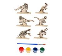 Planche de coloriage Dinosaure - 6 styles expédiés aléatoirement - avec peintures