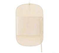 Planche de compression pliable à suspendre pour vêtements - Économie d'espace - Anti-poussière - Avec sangles réglables - Couleur abricot laiteux