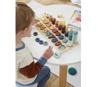 Planche de comptage et dénombrage en bois FSC® beige TU