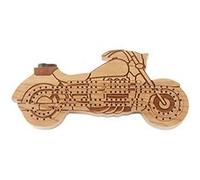 Planche de cribbage en forme de moto - Made in USA G