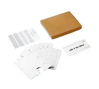 Planche de croissance du mur: courbe de hauteur avec règle de mesure et miroir de designer | Accessoire décoratif avec décalcomanies pour surveiller l'éducation du salon