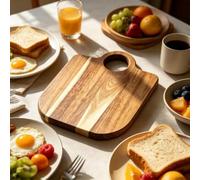 Planche de Cuisine Créative en Acacia Planche de Cuisine Créative(large) | pour bois d'acacia massif, pratique, design , pour idéal cuisine, pour facile à nettoyer
