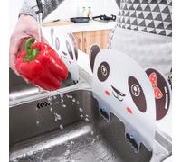 Planche De Déflecteur Anti-Projectiions D'eau, Légumes Résistant À L'huile, Panda Mignon Évier Anti-Projection, Barrière D'eau, Dessin Animé Ventouse