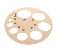 Planche de Dilatations Cervicales en Bois pour Formation Obstétricale | Réutilisable en Classe, Montre Nettement les Changements du Col, Pratique pour Exercices et Stages
