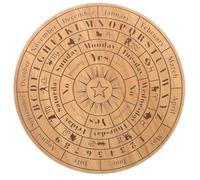 Planche de Divination en Bois Ambiance Halloween, Décoration Table Chambre