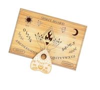 Planche de Divination en Bois | Radiesthésie pour la Prise de Décision | Planche Spirite | pour Salle de Yoga, Méditation, Boutique et Fêtes à Thème