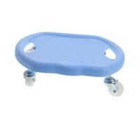 Planche de Fitness à Roulettes avec Coussin Genoux Doux et Stable | Roues en Caoutchouc Antidérapantes, Design Pliable, Système à Double Roulement, pour Débutants et Maison