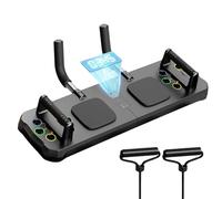 Planche de fitness, planche d'exercice pour abdominaux, équipement de fitness avec corde de tension et minuterie, planche d'entraînement pour exercices de pilates pour abdominaux et abdominaux