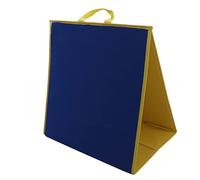 Planche de Flanelle en Feutre Pliable, Livre d'enseignement Portable éducatif pour l'apprentissage précoce (Bleu Vert)