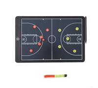 Planche de football avec écran LCD et autocollants magnétiques pour planifier, communiquer et verrouiller les stratégies de jeu (basketball)