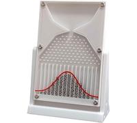 Planche de Galton 12 x 18 cm, outil pédagogique de laboratoire de physique, modèle mathématique de distribution normale, démonstration de probabilités avec courbe, pour les enseignants et les étudiant