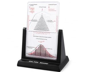Planche de Galton CHEOTIME, démonstrateur de probabilités, modèle d'expérience de loi statistique efficace, outil d'enseignement de laboratoire de physique Dalton Board avec 2 800