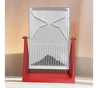 Planche De Galton, Modèle de démonstration de probabilité, Modèle mathématique de Distribution Normale 5.9*4.3 in, Convient à L'Enseignement des MathéMatiques et à L'Analyse Finan(Color:Rouge)