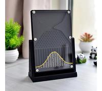 Planche de Galton, Modèle de démonstration de probabilités avec Courbe en Cloche, Jouet de Bureau, Cadeau Anti-Stress, Stimule la curiosité, pour Enseignants et étudiants (Noir)