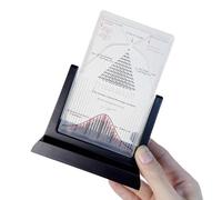 Planche de Galton, modèle de démonstration de probabilités avec Courbe en Cloche, Outil d'expérimentation Efficace sur Les lois statistiques, pour l'enseignement en Laboratoire d'éducation Physique.