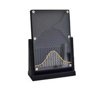 Planche de Galton, Modèle Expérimental Dalton Board avec Courbe en Cloche Modèle Expérimental Probabiliste Outil Pédagogique Laboratoire Physique