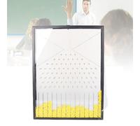 Planche De Galton, Modèle Expérimental De Démonstration De Phénomènes Aléatoires, Outil De Visualisation Efficace De La Démonstration De Lois Statistiques (Jaune),Yellow