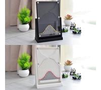 Planche de Galton, modèle mathématique de distribution normale, outil pédagogique de laboratoire de physique, planche de Dalton, démonstration pédagogique de statistiques et de probabilités(Black)