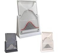 Planche De Galton, Modèle Mathématique De La Distribution Normale, Jouet De Bureau, Outil Pédagogique De Laboratoire De Physique, Stimule La Curiosité, For Enseignants Et Élèves, 12 X 18 Cm(White-a)