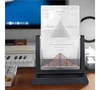 Planche de Galton pour cours de physique - Modèle de démonstration de probabilité avec courbe de cloche - Outil d'expérimentation pour des lois statistiques efficaces - Outil de démonstration
