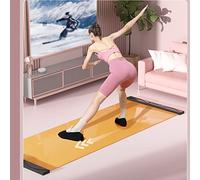 Planche De Glisse, 200x50cm - Planche De Glisse Pour Gymnase à Domicile Pour L'entraînement De La Stabilité Et De L'équilibre Pour Le Hockey, Le Patinage Sur Glace, Le Te(Size:50CM*200CM,Color:Orange)