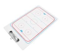 Planche de Hockey Blanche en Pvc, Tableau Effaçable pour Entraîneurs | Surface Réutilisable, Format Portable, pour Glace et Basket, Court ou Terrain, Blanc