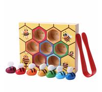 Planche De Jouets Éducatifs Montessori Bee, Planche De Ruche Pour Le Développement Des Bébés Et Des Enfants, Coordination ¿Il-Main