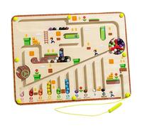 Planche de Labyrinthe Magnétique | Jouet Éducatif Apprentissage des Chiffres | Labyrinthe Magnétique de Couleurs et de Compter - pour, Motricité Fine, Comptage, Préscolaire, Maternelle, Salle de CLAS