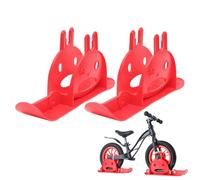 Planche de luge à neige pour poussette - Kit de ski à neige pour vélo de 39 cm | Sangle en planches de luge d'entraînement d'hiver | Convertit les vélos d'équilibre S
