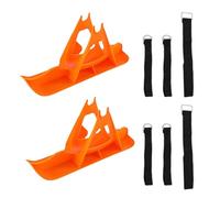 Planche de Luge Neige Hiver - Luge avec Fixation de Vélo, Conception de Support Renforcée, Structure Portable Légère, Contrôle De Conduite Stable | Équipement De Plein Air Excitant pour