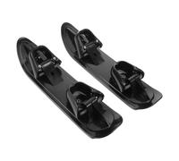 Planche de Luge Neige pour Poussette Bébé, Noire, Plastique Métal