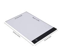 Planche de lumière de Dessin, Planche de Copie A4 Ultra-Mince, lumière réglable A4 USB LED boîte à lumière Planche de Copie Planche de Pochoir légère Planche(Luminosité réglable en continu)