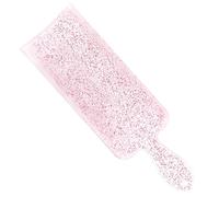 Planche de mèches pailletée rose pour coloration, balayage et estompe des racines, paddle de décoloration et de coloration pour coiffure, 34,3 x 10,3 x 0,8 cm