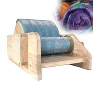 Planche de mélange pour cardeuse à Laine, kit de Feutre à Faire soi-même avec Rouleaux et roulements en Nylon pour mélanger Les Couleurs et Organiser, pour Les Amateurs d'artisanat