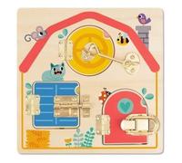 Planche de motricité Les verrous - Tooky Toys - A partir de 3 ans - Ferme