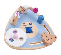 Selecta 64309 Planche de motricité, Jouet en Bois pour Tout-Petits 16 cm, Steiff