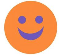 Planche de natation matuska dena emoji kickboard orange